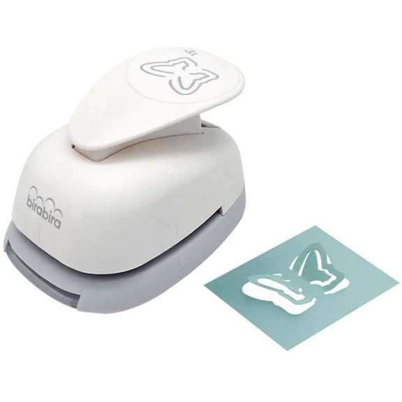 Bira Craft 1.5 inch 3D Butterfly Punch Lever Action Craft Punch for Paper Crafting Scrapbooking (Butterfly)