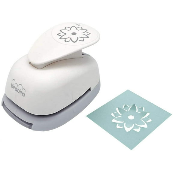 Bira Craft 1.5 inch 3D Punch Lever Action Craft Punch for Paper Crafting Scrapbooking (Flower)