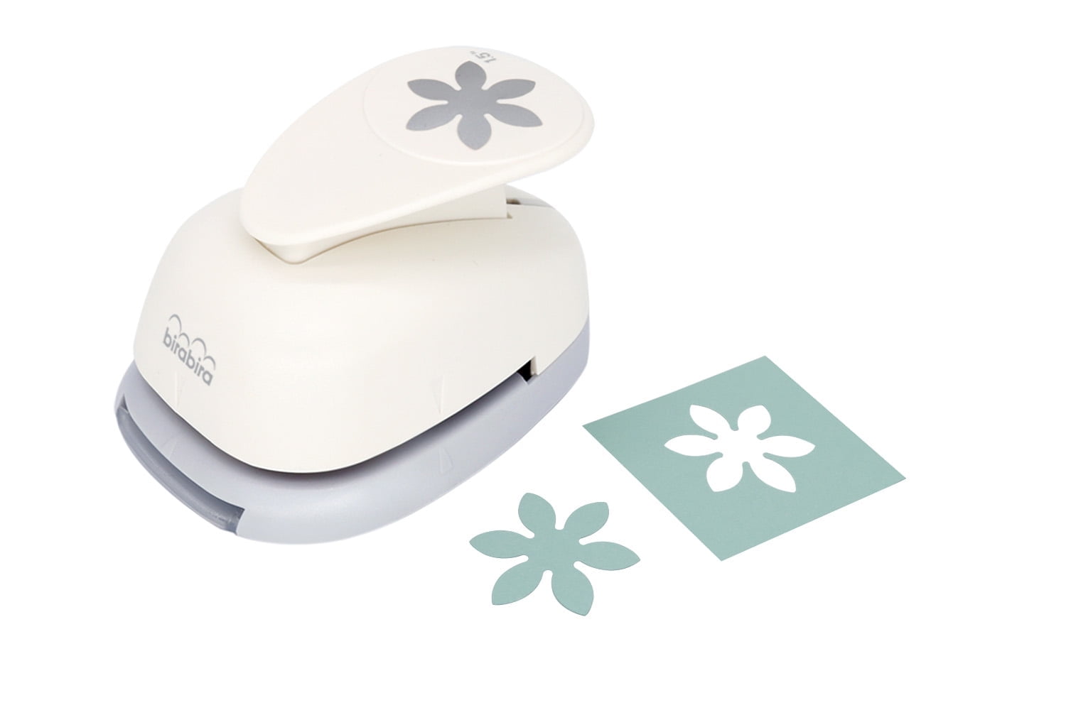 Bira Craft 1.5 inch Daisy 2 Lever Action Craft Punch for Paper Crafting Scrapbooking