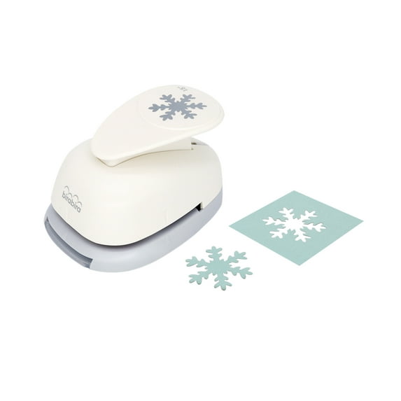 Bira Craft 1.5 inch Snowflake punch, Christmas Punch, Lever Action Craft Punch for Paper Crafting Scrapbooking