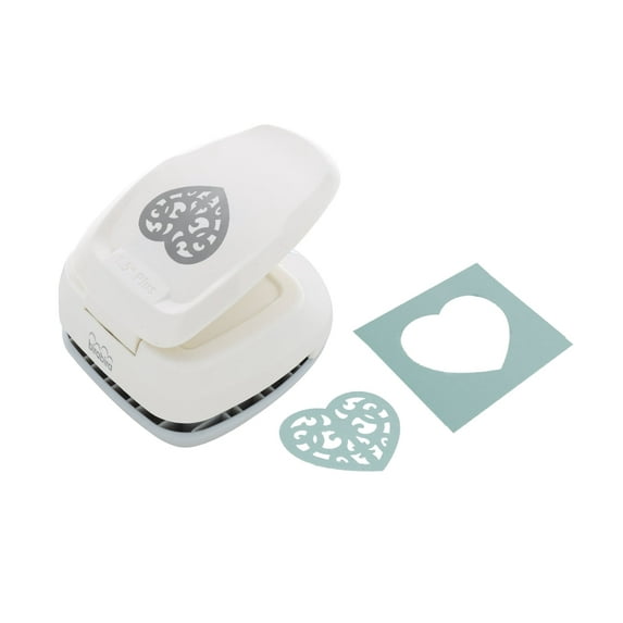 Bira Craft 1.5 inch Vine Heart Silhouette Craft Lever Punch, Valentine’s Day Punch for Scrapbooking