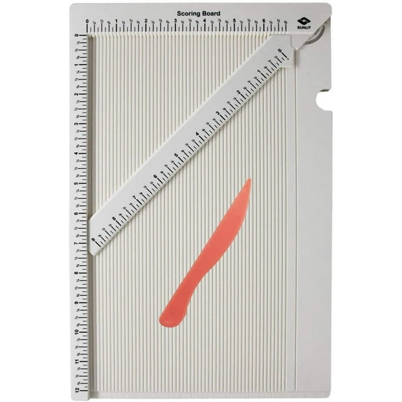 Bira Craft 12 x 6 3/4 inch Multi-Purpose Scoring Board & Score and Fold Tool