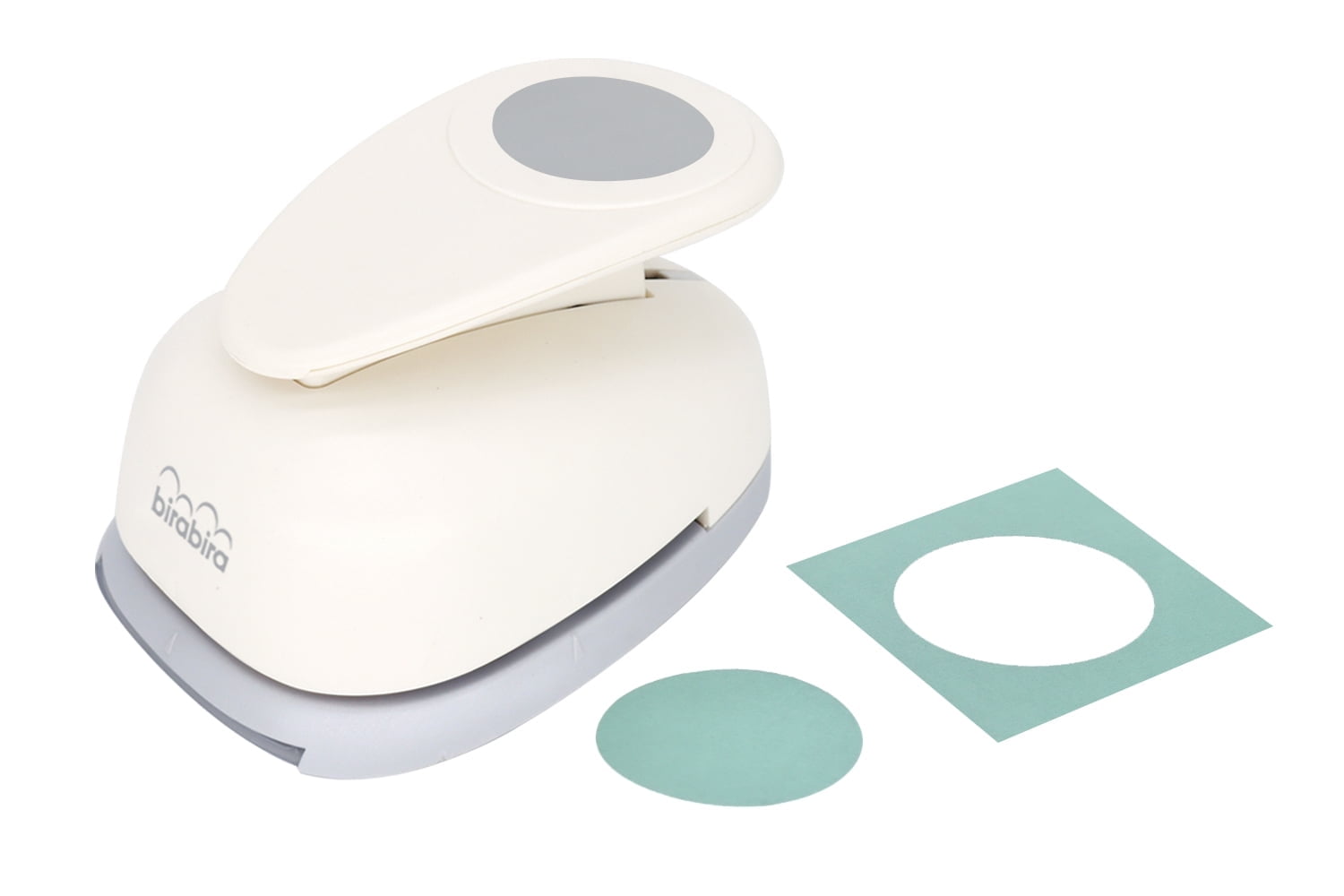 Bira Craft 2 1/8 inch Circle Lever Action Craft Punch for Paper Crafting Scrapbooking