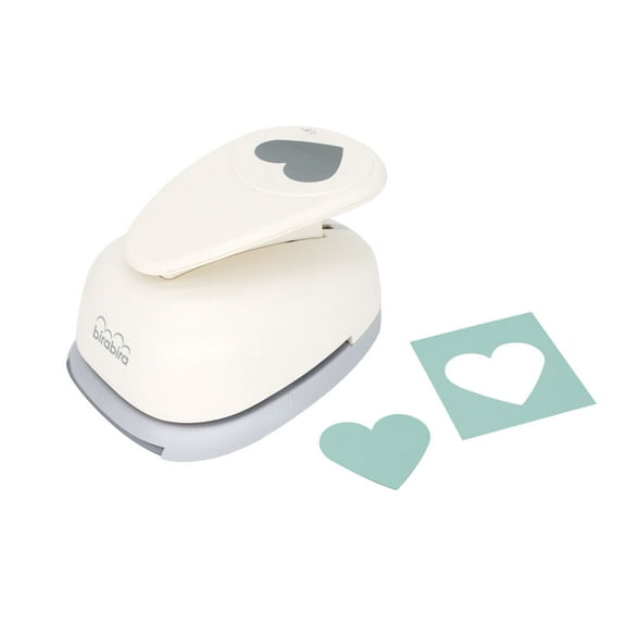 Bira Craft 2.5 inch Heart Lever Action Craft Punch, Valentines Day Punch, for Paper Crafting Scrapbooking
