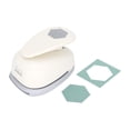 thumbnail image 1 of Bira Craft 2.5 inch Hexagon Shape Lever Action Craft Punch for Paper Crafting Scrapbooking, 1 of 5