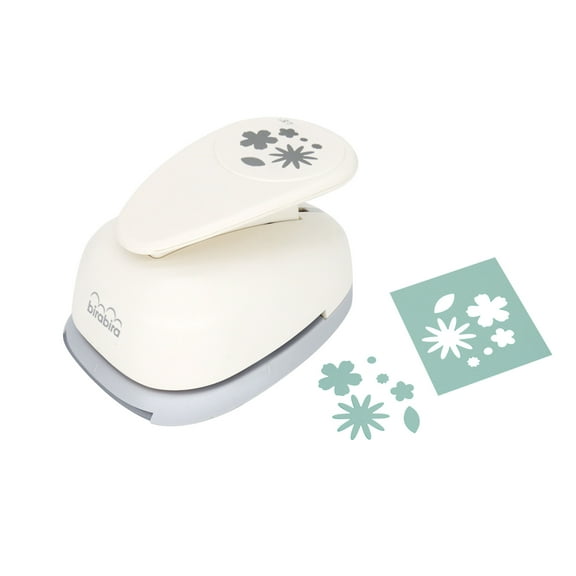 Bira Craft 2.5 inch Multiflowers, Confetti Punch, Flower Punch, Lever Action Craft Punch for Paper Crafting Scrapbooking