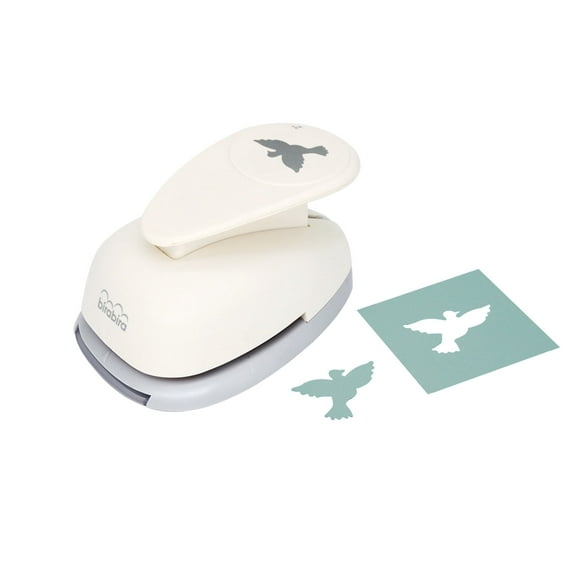 Bira Craft 2 inch Dove 2 Lever Action Craft Punch, Christmas Punch for Paper Crafting Scrapbooking