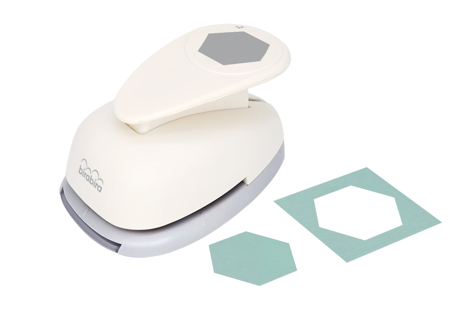 Bira Craft 2 inch Hexagon Lever Action Craft Punch for Paper Crafting