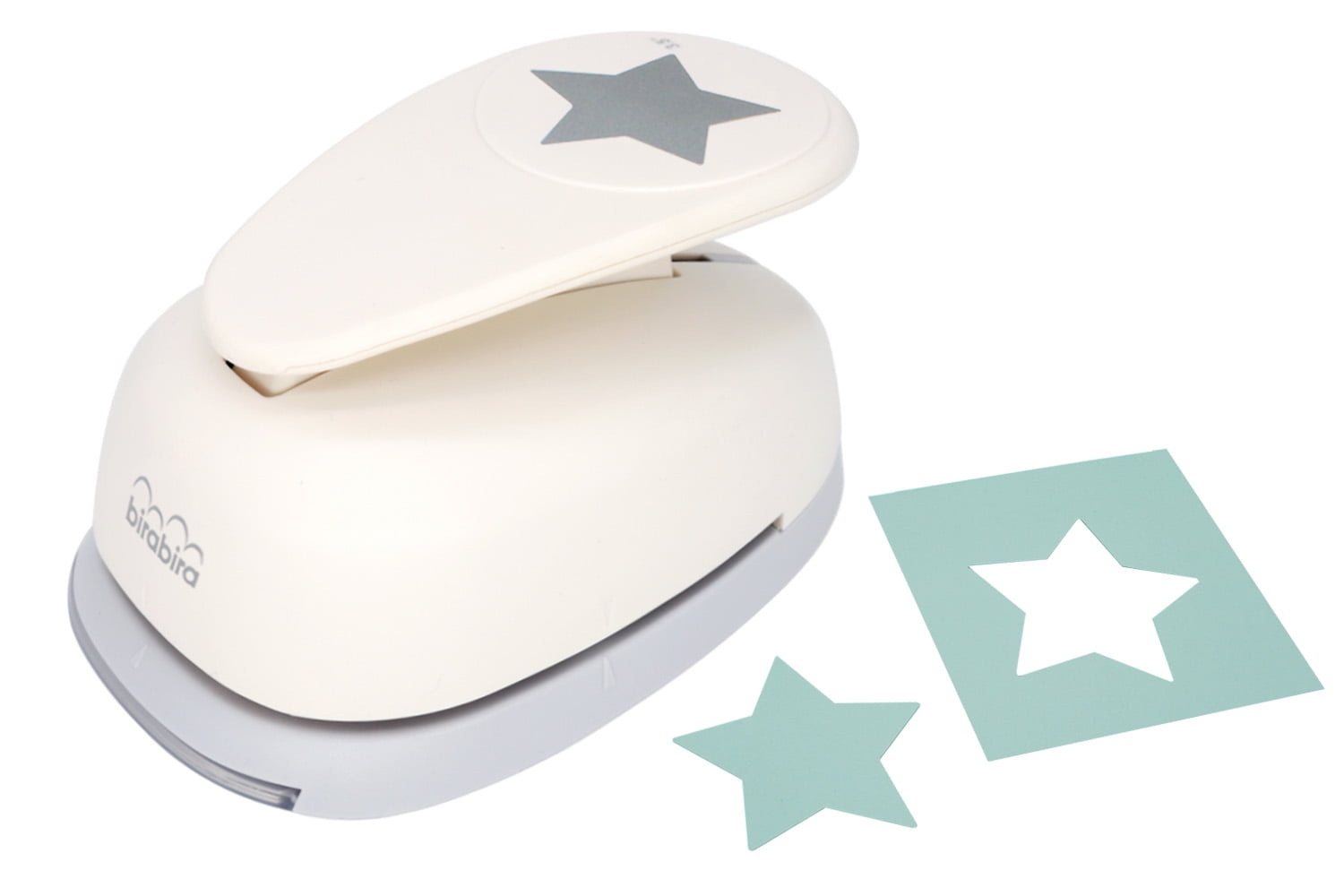Bira Craft 3.5 inch Star Lever Action Extra Large Craft Punch, Christmas Punch, for Paper Crafting Scrapbooking