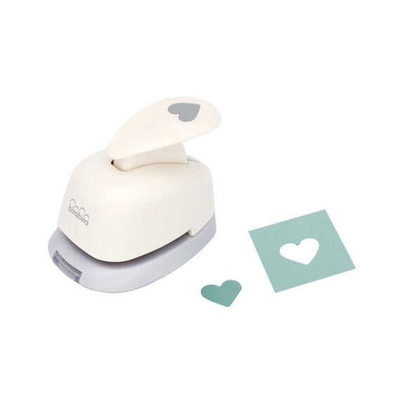 Bira Craft 3/8 inch Heart Shape Lever Action Craft Punch for Paper Crafting Scrapbooking