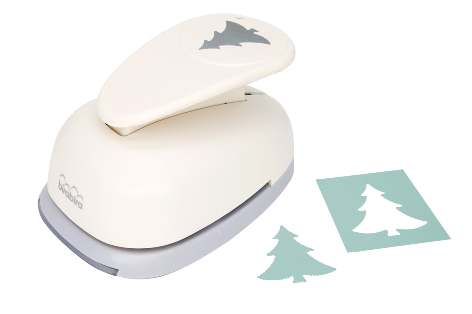 Bira Craft 3 inch Fir Tree, Christmas Tree, Christmas Punch, Lever Action Craft Punch for Paper Crafting Scrapbooking