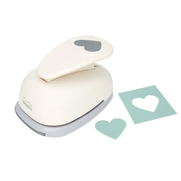 Bira Craft 3 inch Heart Lever Action Craft Punch, Valentines Day Punch, for Paper Crafting Scrapbooking