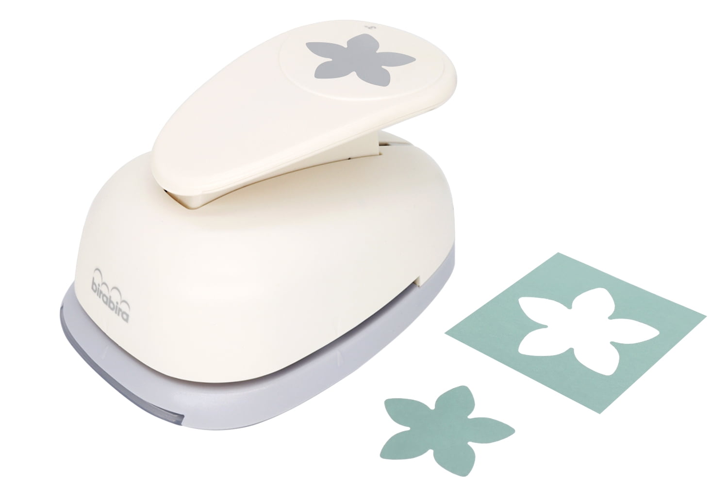 Bira Craft 3 inch Petal Shape Lever Action Craft Punch for Paper Crafting Scrapbooking
