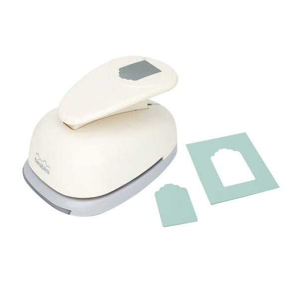 Bira Craft 3 inch Price Tag Lever Action Craft Punch for Paper Crafting, Scrapbooking