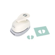 Bira Craft 5/8 inch Baby Feet Lever Action Craft Punch, Baby Shower Punch, for Paper Crafting Scrapbooking