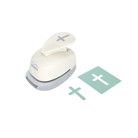 Bira Craft 5/8 inch Cross Shape Lever Action Craft Punch for Paper Crafting Scrapbooking Paper Craft Punch