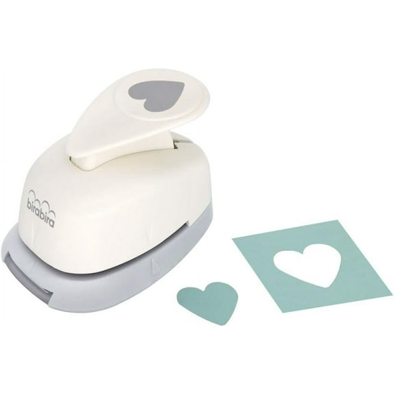 Bira Craft 5/8 inch Heart Shape, Valentines Day Punch, Lever Action Craft Punch for Paper Crafting Scrapbooking