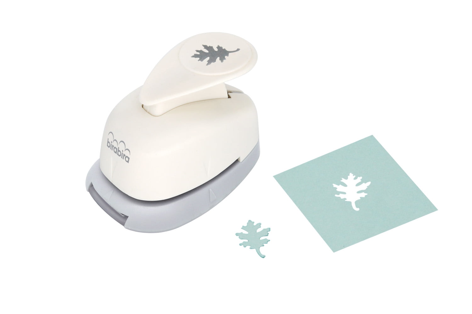 Bira Craft 5/8 inch Oak Leaf Shape Lever Action Craft Punch for Paper Crafting Scrapbooking