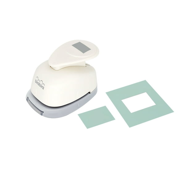 Bira Craft 7/8" x 1/2" Rectangle Lever Action Craft Punch for Paper Crafting Scrapbooking