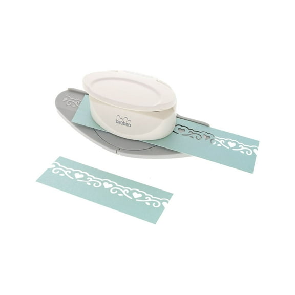 Bira Craft HEART FLOURISH Continuous Border Paper Craft Punch, Valentines Day Punch for Scrapbooking