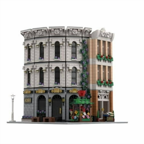 Birch Bank Modular Buildings Blocks Set MOC-181007 DIY Bricks Gift Toys 2781pcs