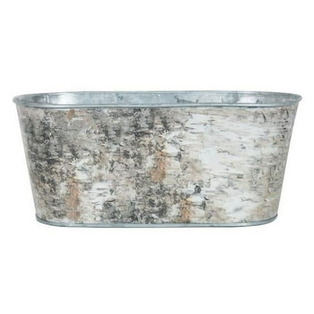 Birch Bark Look Exterior Planter