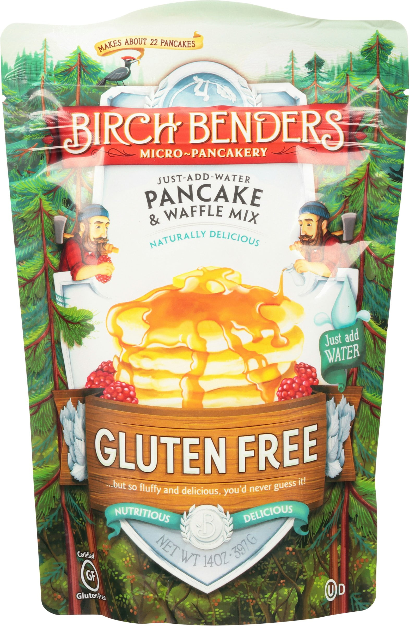 Birch Benders Add Water Pancake Mix 14 oz (Pack Of 6)