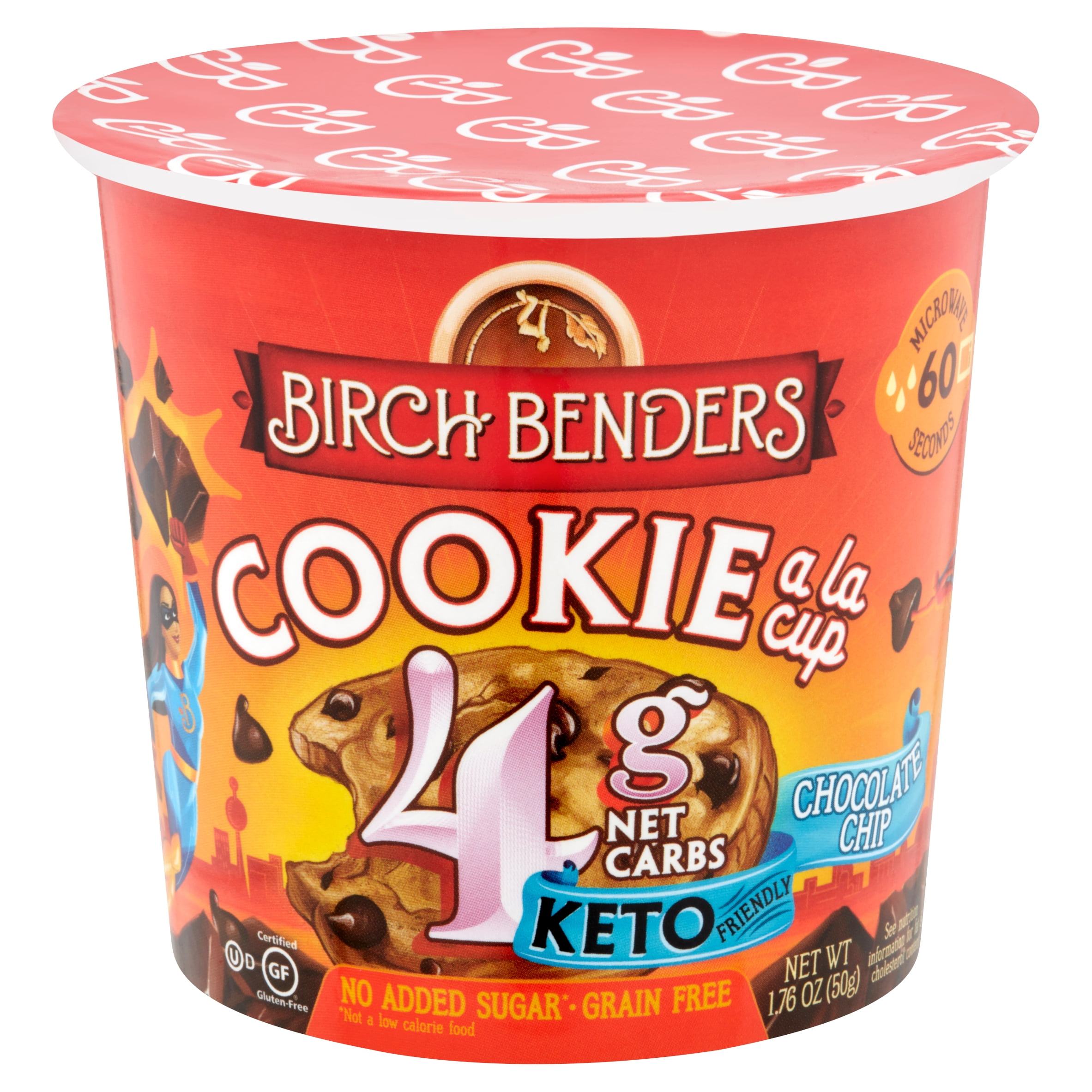 Birch Benders Chocolate Chip Cookie a la Cup, 1.76 oz
