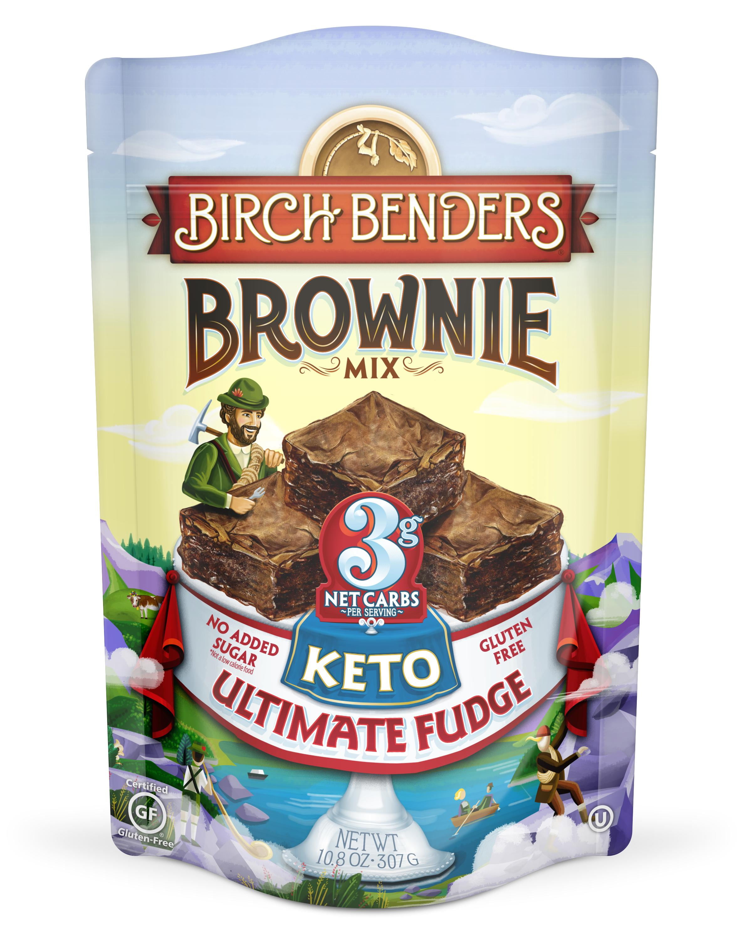Birch Benders Keto Ultimate Fudge Brownie Mix, 10.8oz Pack Of 6