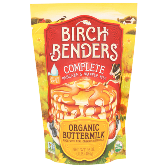 Birch Benders Organic Buttermilk Pancake & Waffle Mix 16 oz - Pack of 2