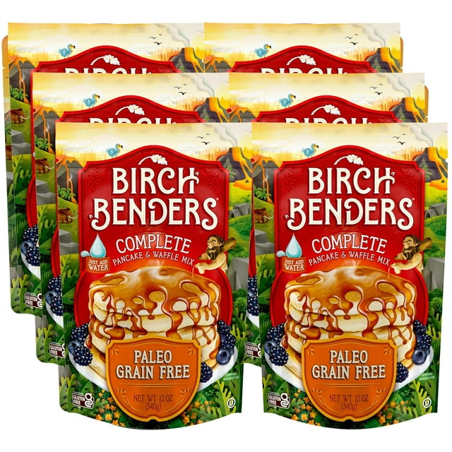 Birch Benders Paleo Pancake And Waffle Mix 12 oz (Pack of 6) - Walmart.com