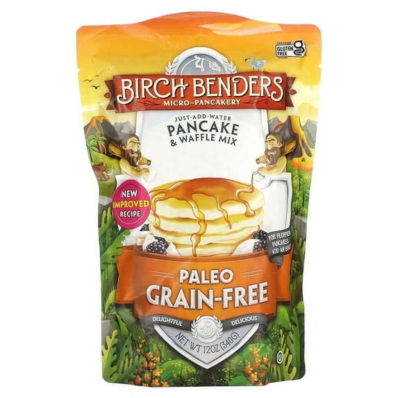 Birch Benders Paleo Pancake & Waffle Mix 12 oz Pack of 3