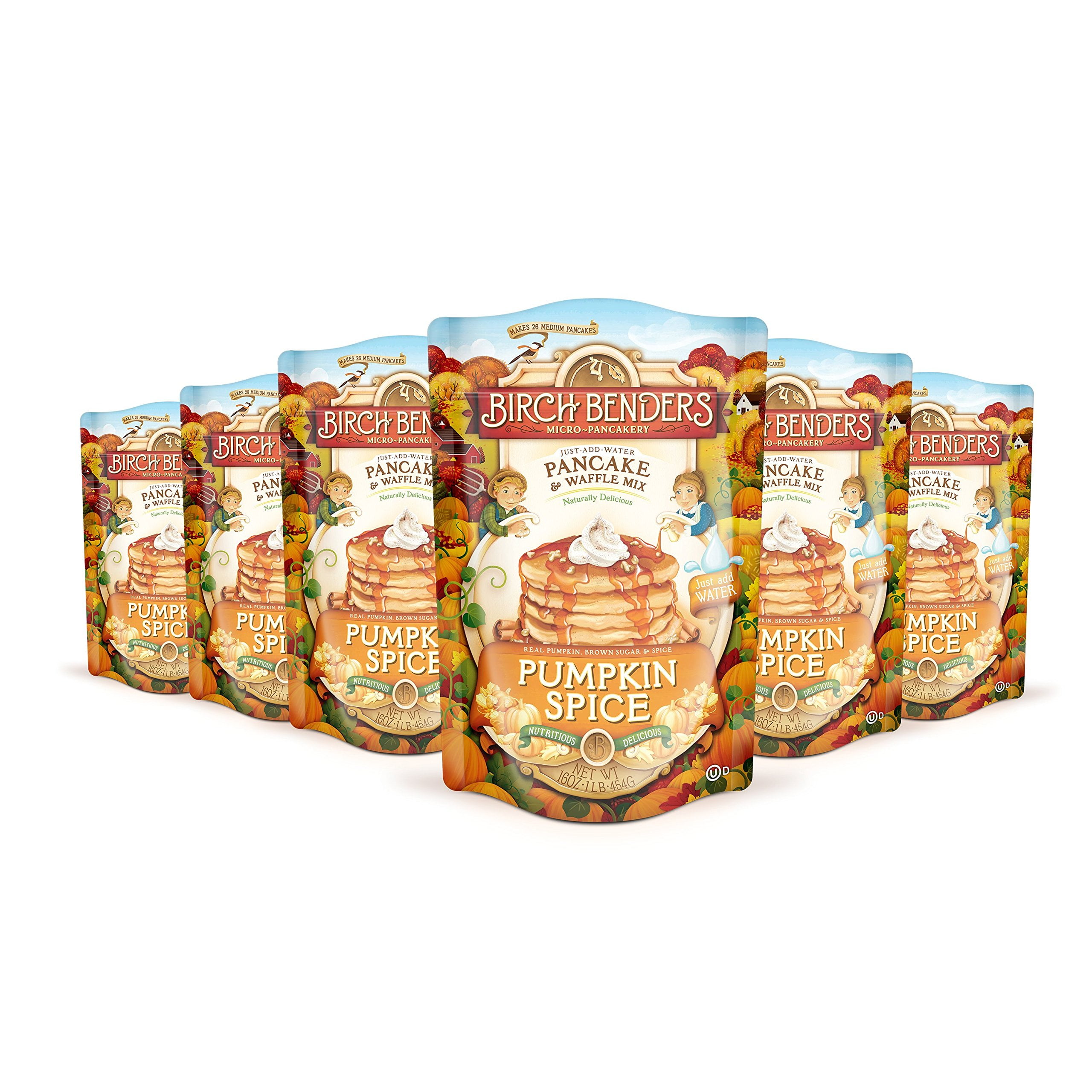 Birch Benders Pumpkin Spice Pancake & Waffle Mix, 16 oz
