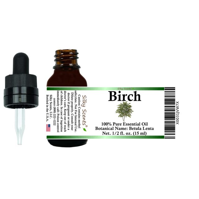 Birch Essential Oil (Betula Lenta) 100 Pure and Natural with Certified