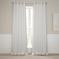 thumbnail image 1 of Half Price Drapes Birch Grommet Faux Linen Room Darkening Curtains for Bedroom & Living Room Curtains (1 Panel),  Grommet Curtains & drapes, 50W X 96L, 1 of 9