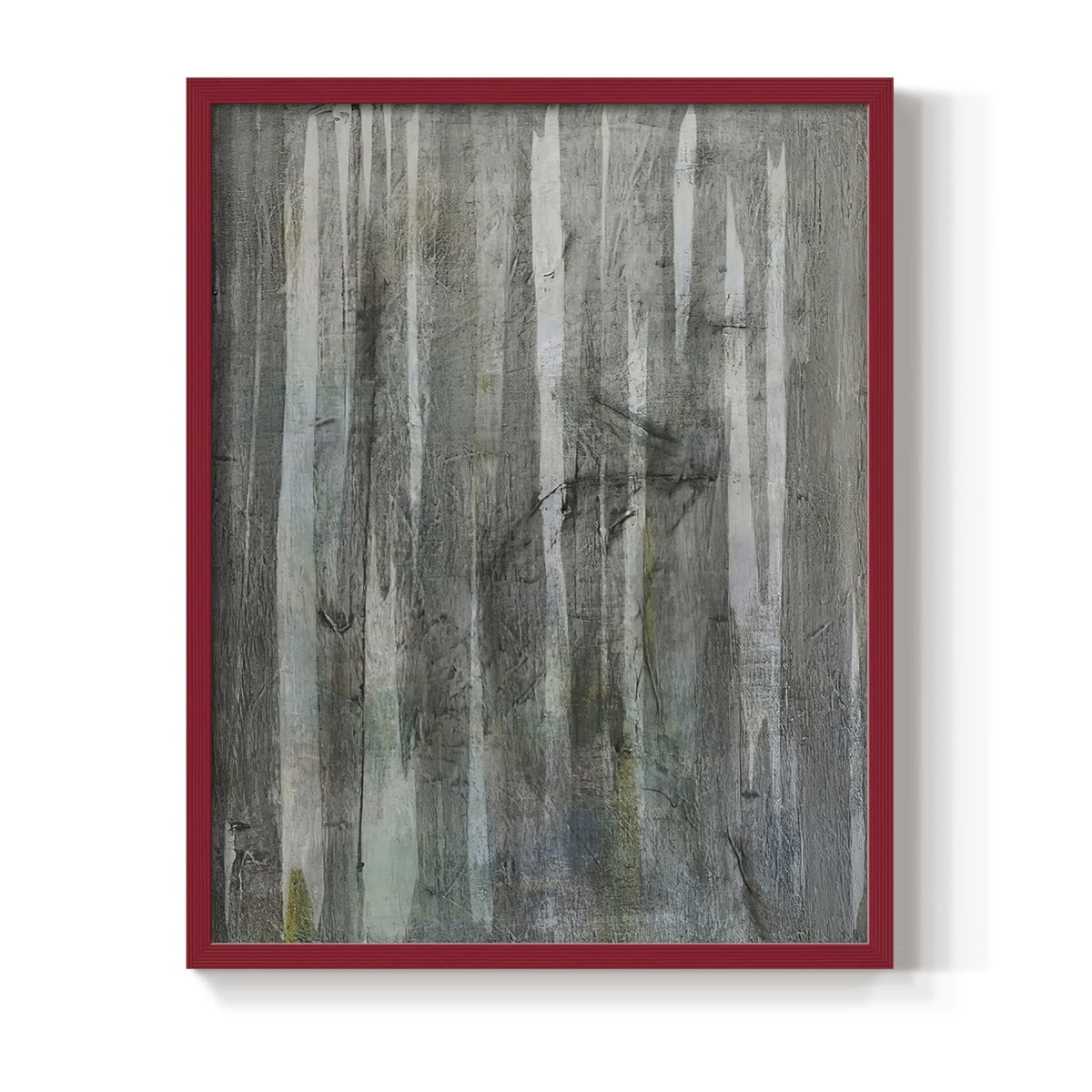 Birch Forest Abstracts I in Paper Solid Wood 8 x 10 Framed Print