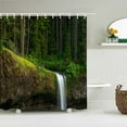 thumbnail image 1 of Birch Forest Trees Shower Curtain Natural Landscape Prints Fabric Waterproof Polyester Bathroom Curtains Decoration with, 1 of 5