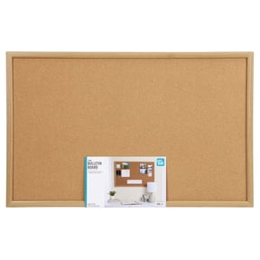 Pen + Gear 22" x 35" Cork Bulletin Board with Birch Frame