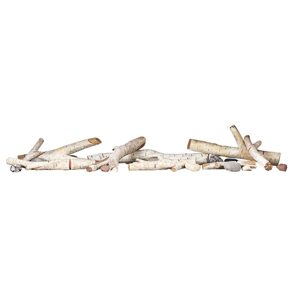 Napoleon Birch Log Set with Rocks for 50-Inch Electric Fireplace