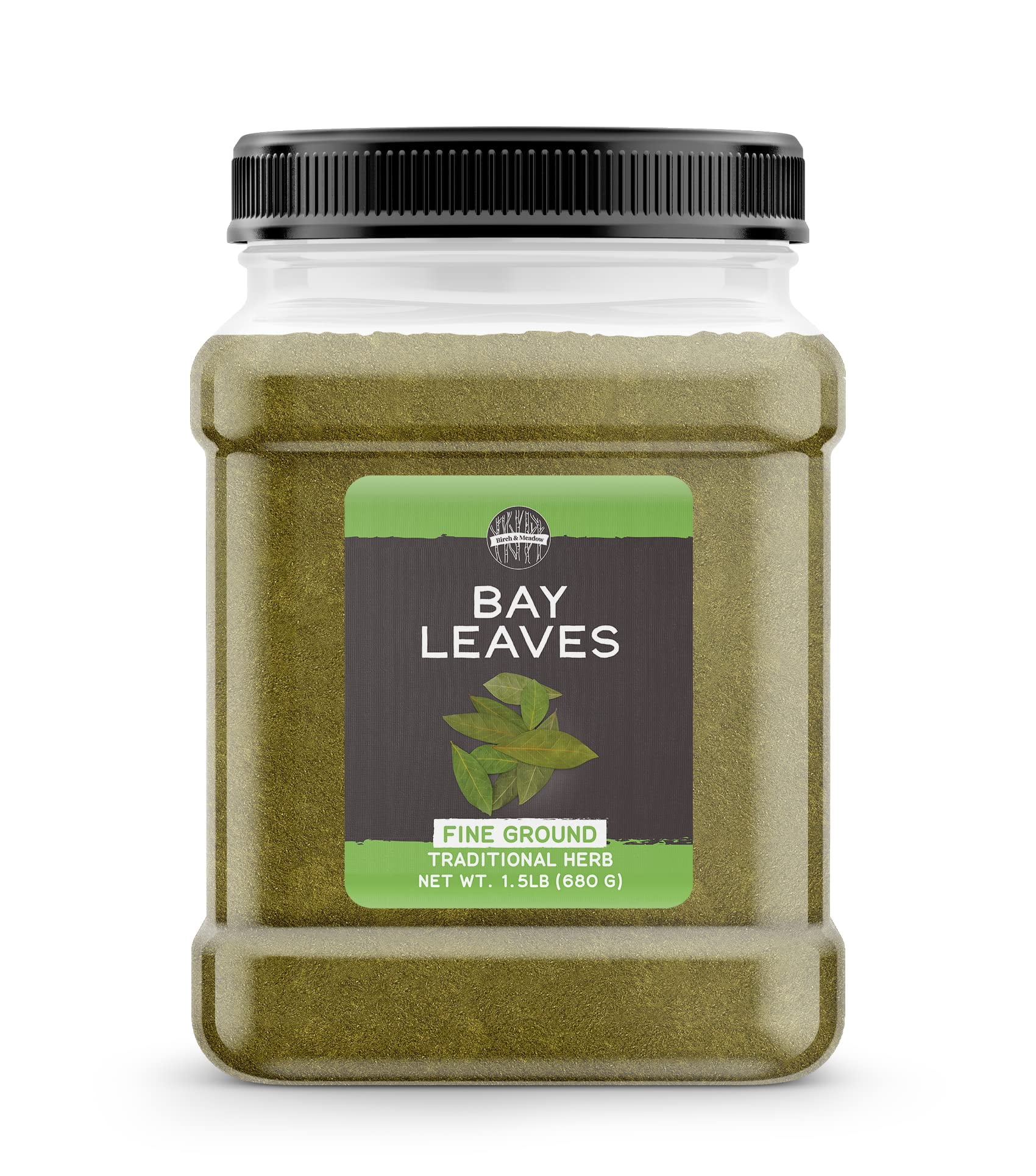 Birch & Meadow 1.5 YPF5 lb of Ground Bay Leaf, Soups & Stews, Savory