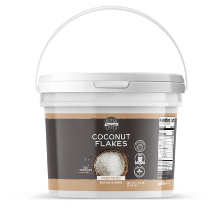 Birch & Meadow 1 Gallon, Coconut Flakes, Sweetened, Baking & More