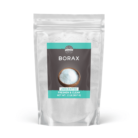 Birch & Meadow Borax, Bulk Size, Unscented, Laundry & Cleaning Additive 2 Pound