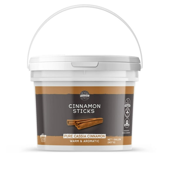 Birch & Meadow Cinnamon Sticks, 1 Gallon, Cassia Cinnamon, Cooking & Baking