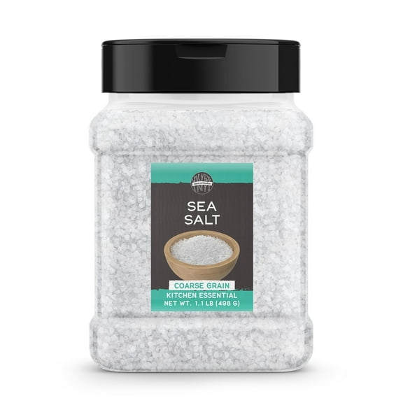 Birch & Meadow Coarse Grain Sea Salt, 1.1 lb, Kitchen Essential, Cooking & More