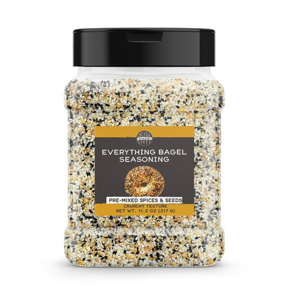 Birch & Meadow Everything Bagel Seasoning, 11.2 oz, Pre-Mixed Spices & Seeds, Crunchy Texture