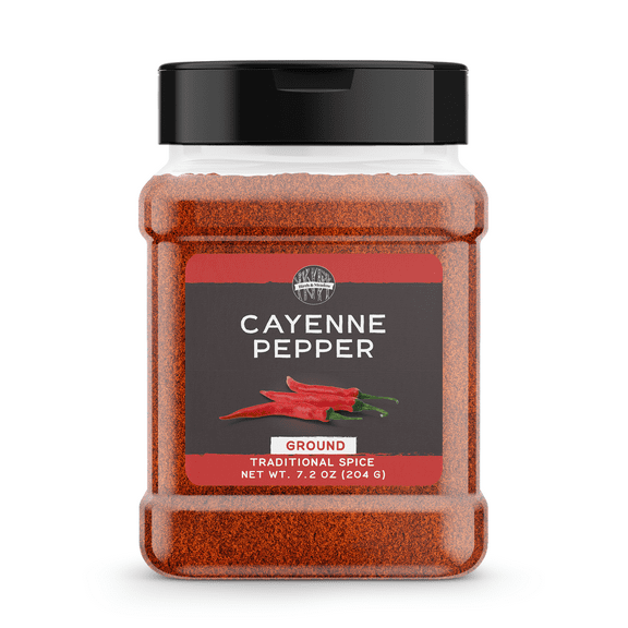 Birch & Meadow Ground Cayenne Pepper, 7.2 oz, Spicy Seasoning, Chili & Soups