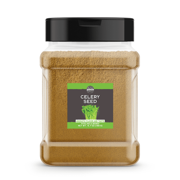 Birch & Meadow Ground Celery Seed, 6.7 oz, Aromatic Flavor, Brine Seasoning & Pickling Spices
