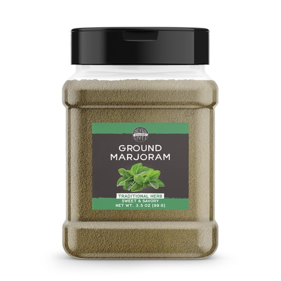 Birch & Meadow Ground Marjoram, 3.5 oz, Sweet & Savory Herb, French & Italian Cuisine