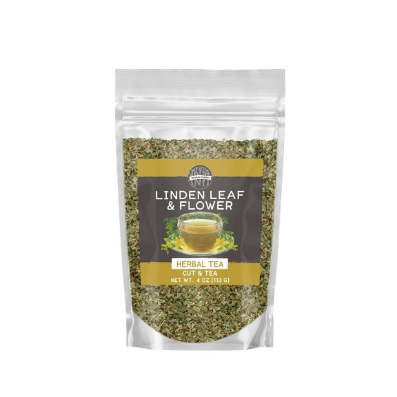 Birch & Meadow Linden Leaf and Flower Tea, 4 oz, Caffeine-Free, Natural Sweet Taste