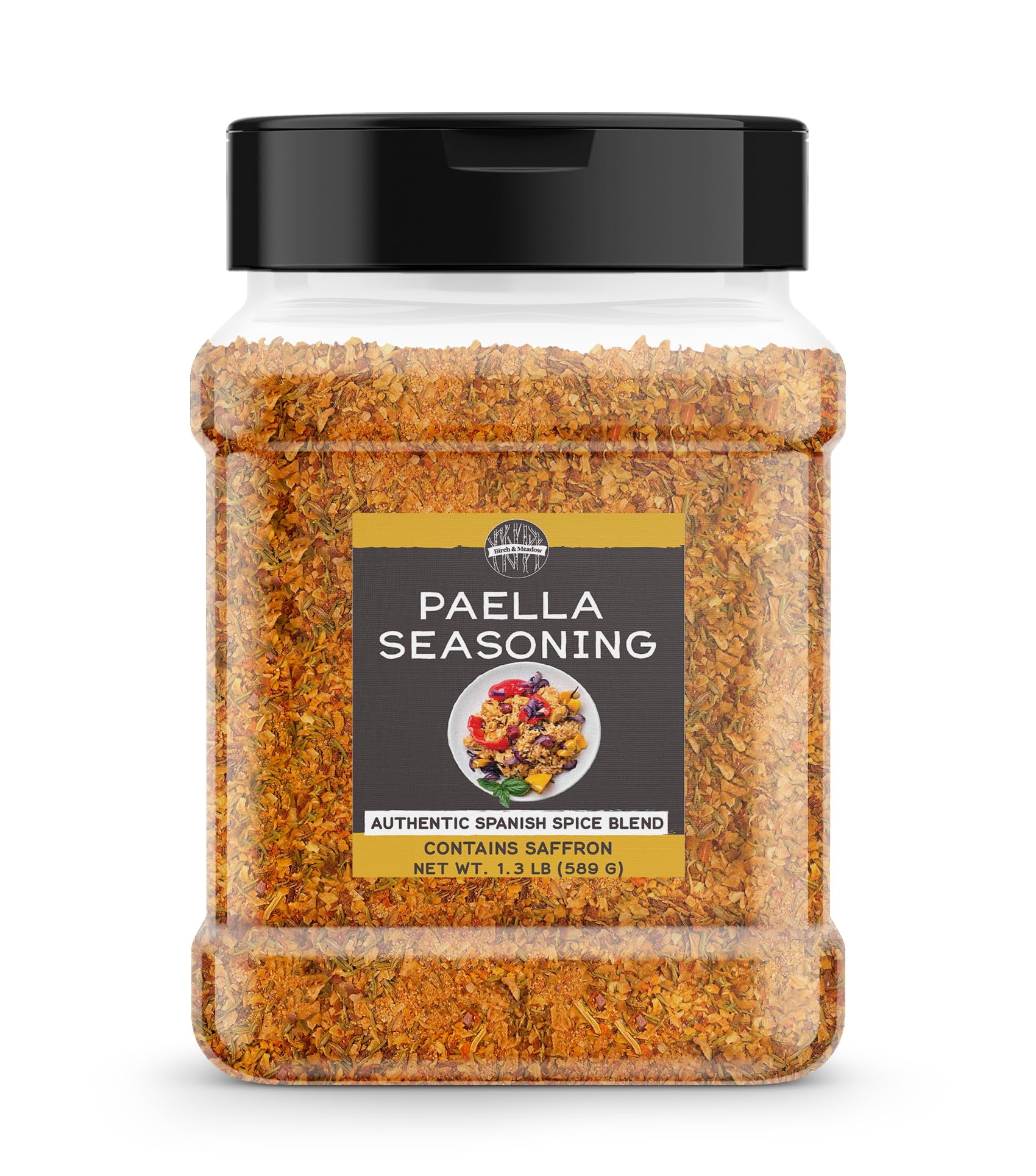 Birch & Meadow Paella YPF5 Seasoning, 1.3 lb, Authentic Spanish Spice